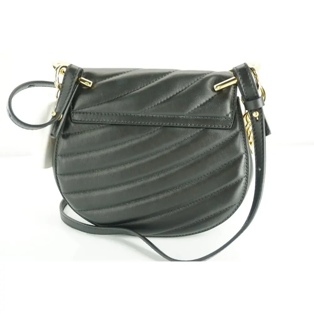 Chloe Black Quilted Leather Mini Drew Bijou Crossbody Gold Chain Bag NWT